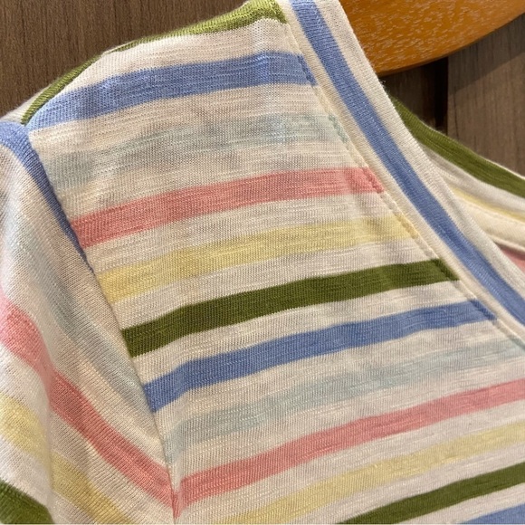 Talbots Plus 2X T shirt Striped Modal Cotton - Picture 3 of 8